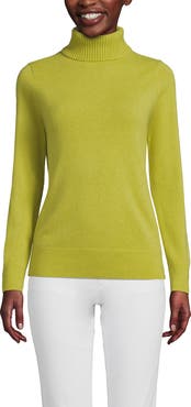 Lands' End Cashmere Turtleneck Sweater