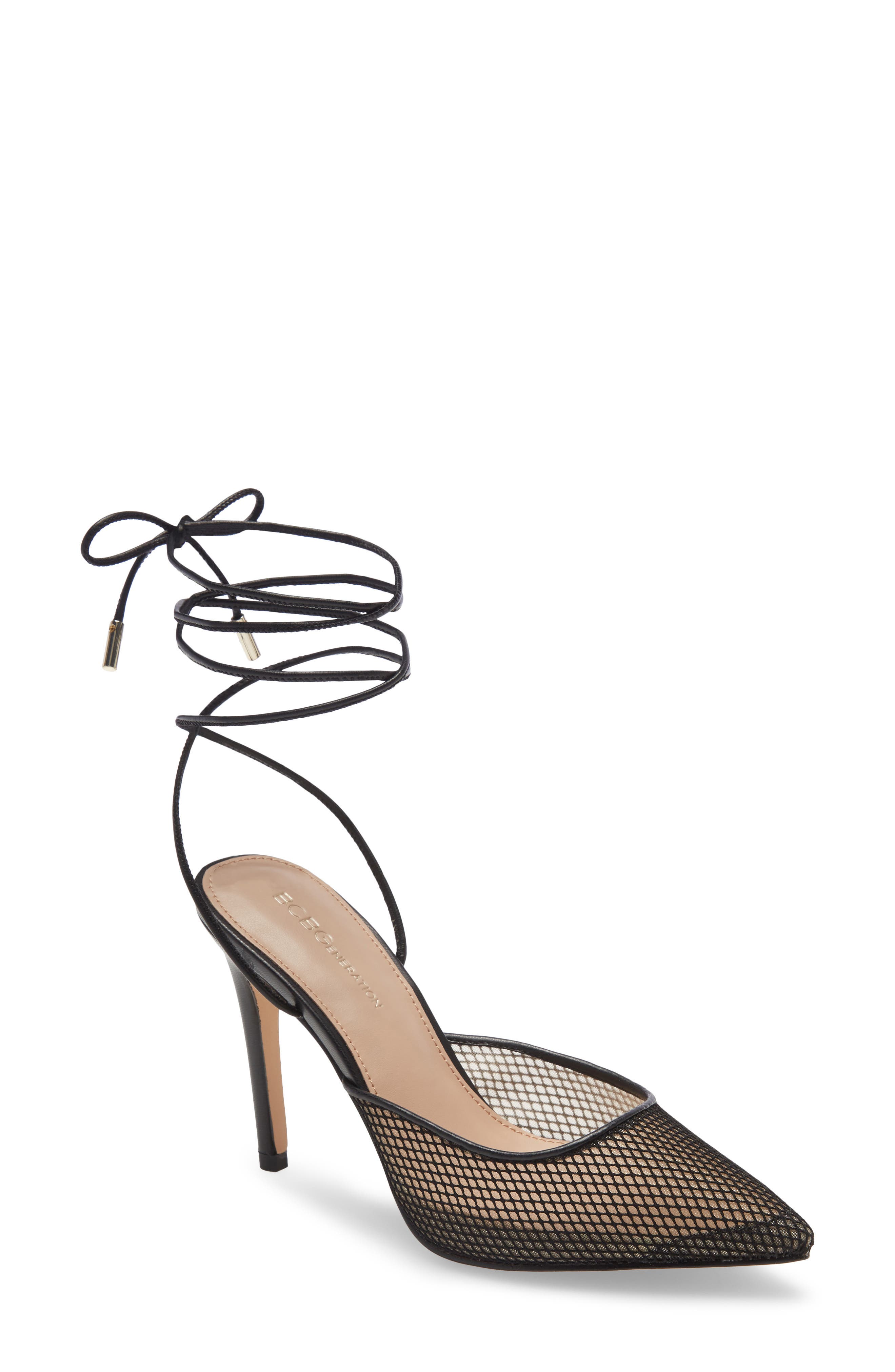 BCBGeneration Hendri Ankle Tie Pointed Toe Pump, Main, color, 