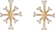 EDEN PRESLEY Small Sparkle Diamond Stud Earrings