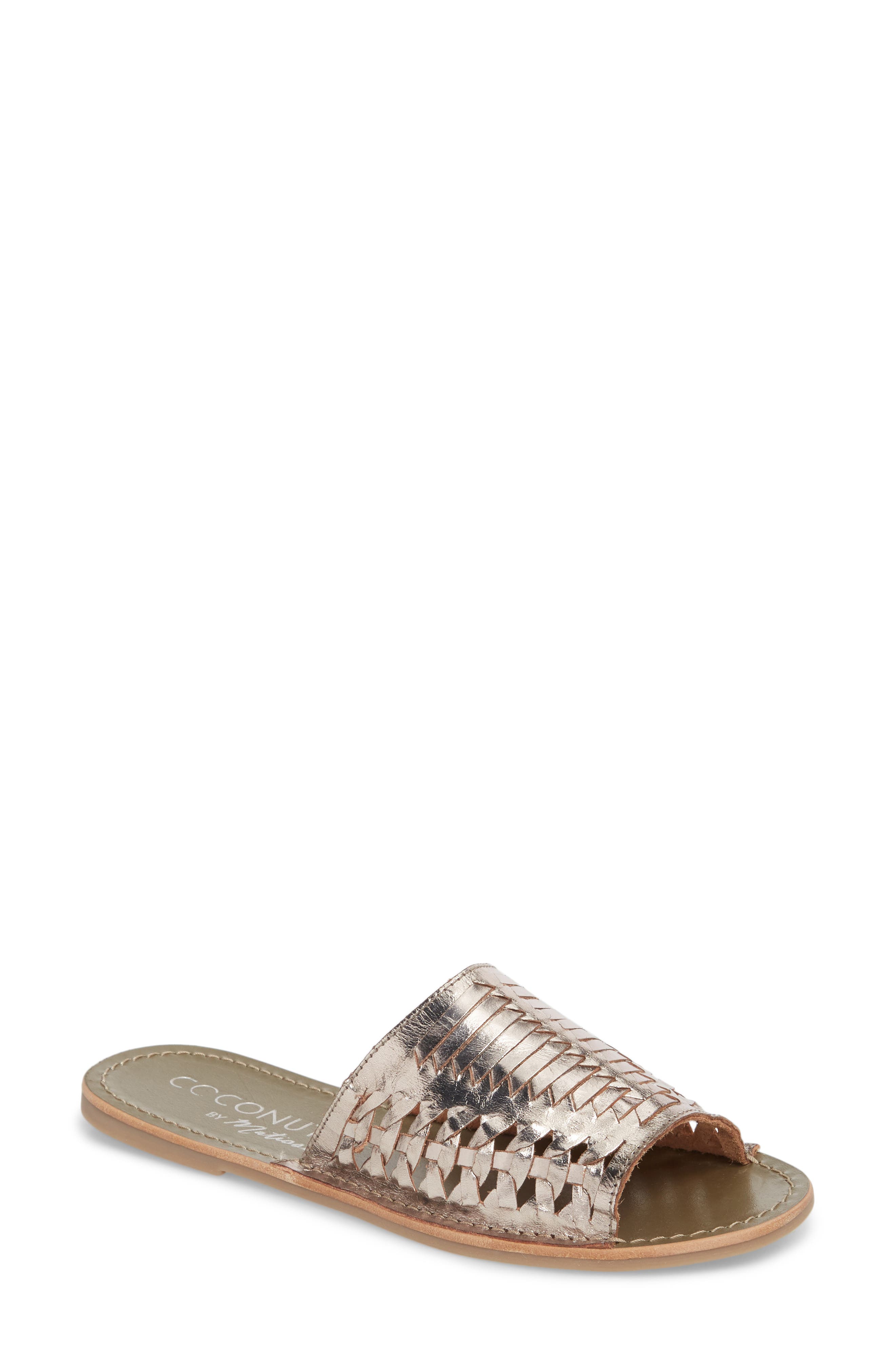 Matisse Coconuts by Matisse Mateo Slide Sandal, Main, color, 