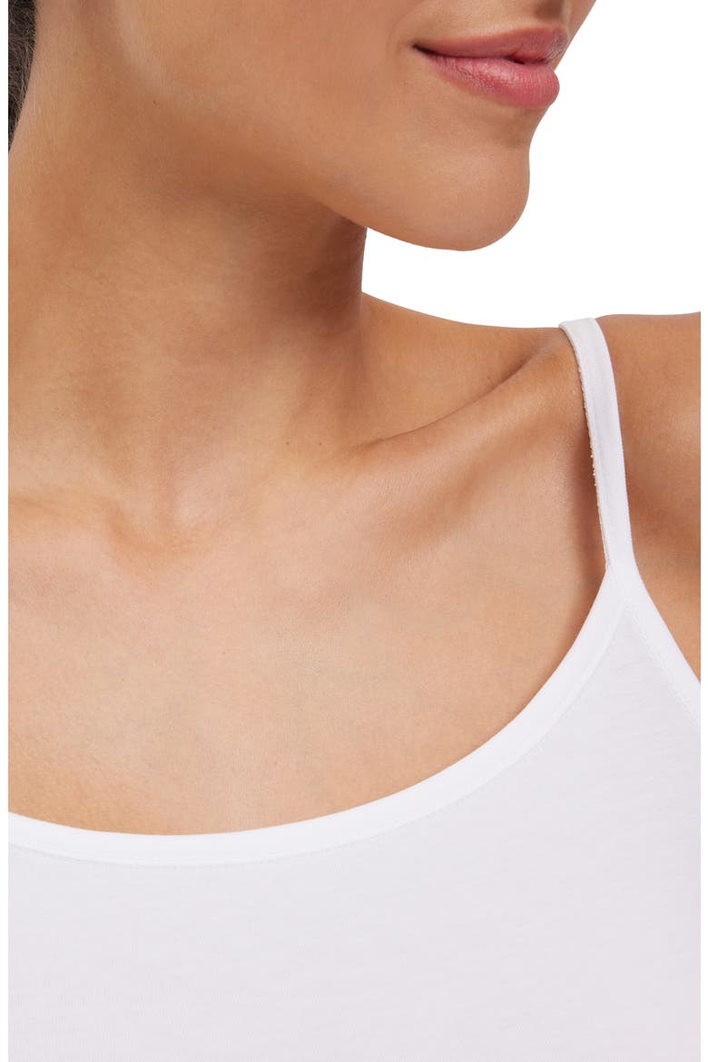 Daily Comfort 2-Pack Stretch Cotton Camisoles, Alternate, color, WHITE