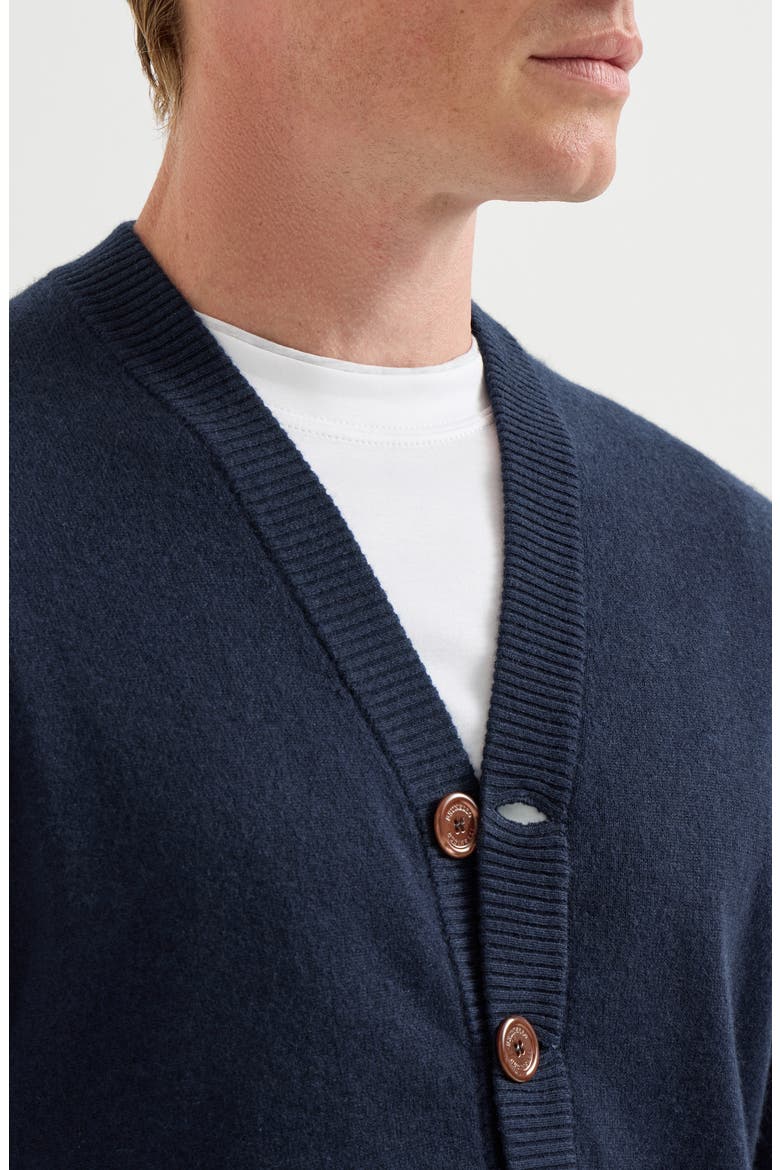 Cashmere cardigan, Alternate, color, Navy Blue