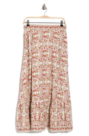 Max Studio Floral Maxi Skirt