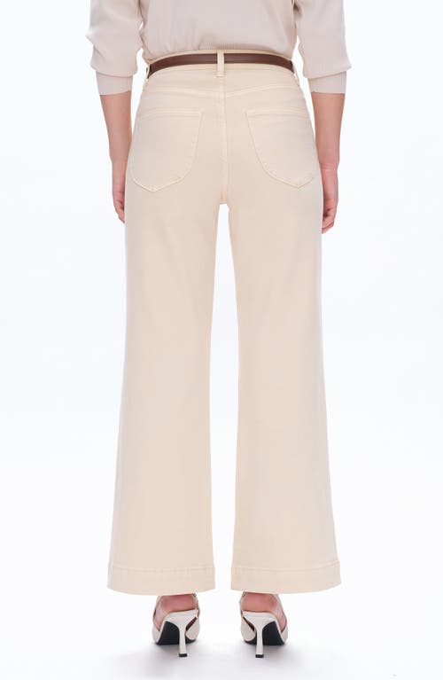 Bayeas Luna High Waist Wide Leg Jeans In White
