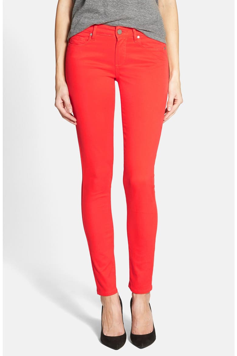 Denim 'Verdugo' Ultra Skinny Jeans, Main, color, FLIRT RED