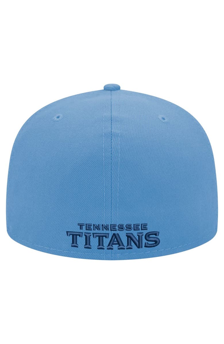 New Era Men's New Era Light Blue Tennessee Titans Primary Logo 59FIFTY Fitted Hat, Alternate, color, Light Blue