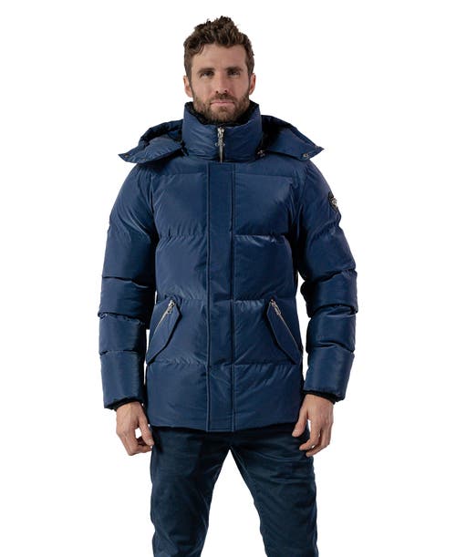 Woodpecker Men's Bumnester 3/4 Length Quilted Coat in Saphire Diamond  product