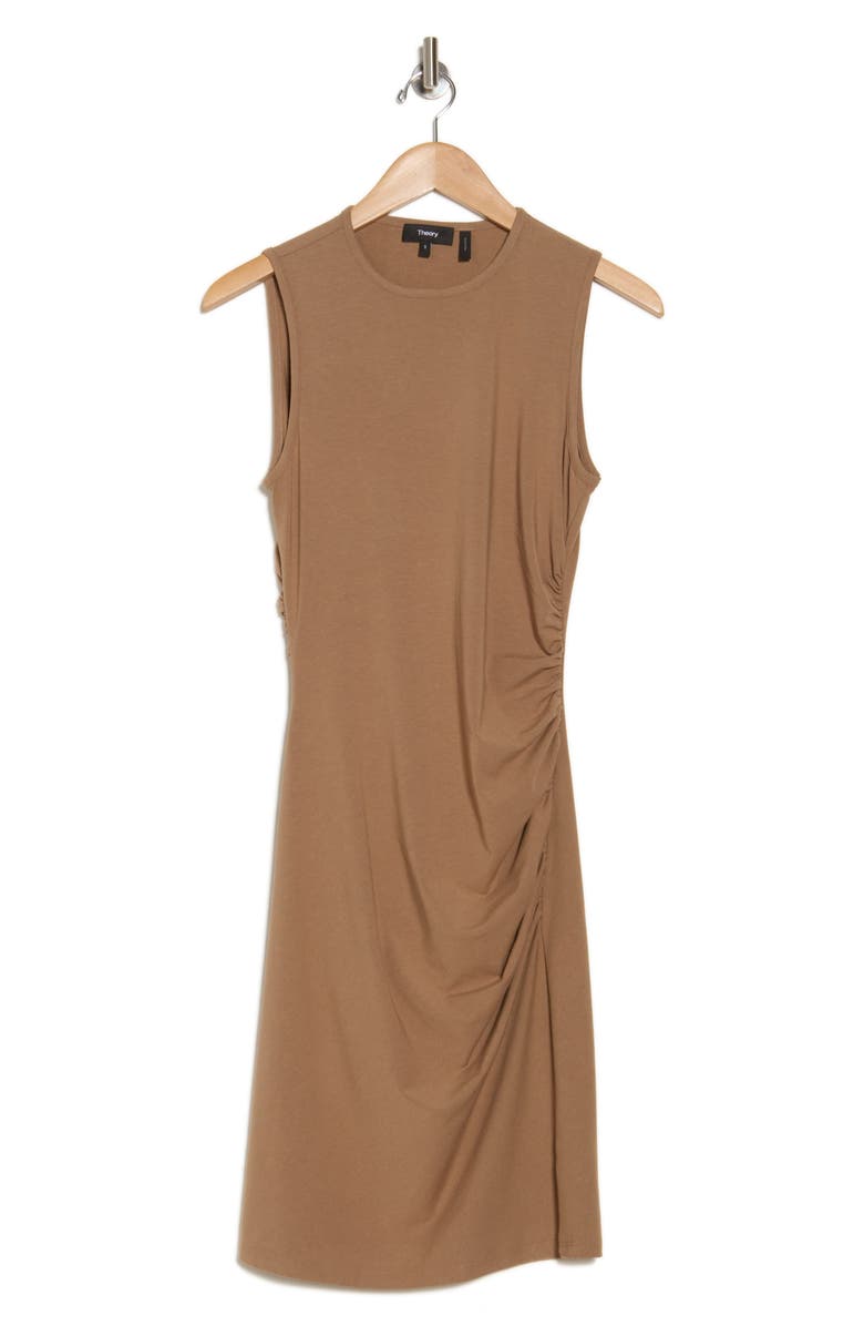 Theory Ruched Sheath Dress, Alternate, color, Truf