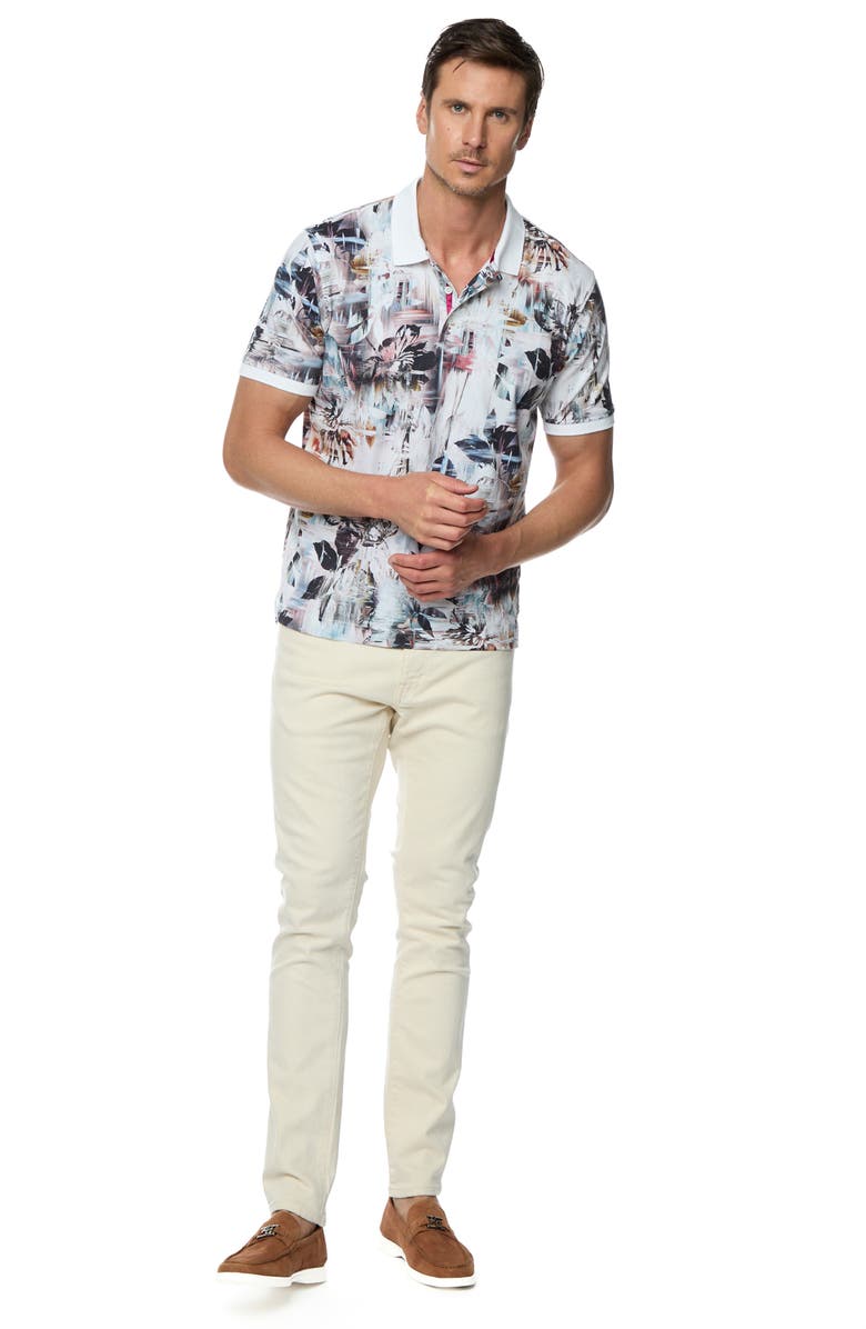 Robert Graham Iver Print Polo, Alternate, color, 