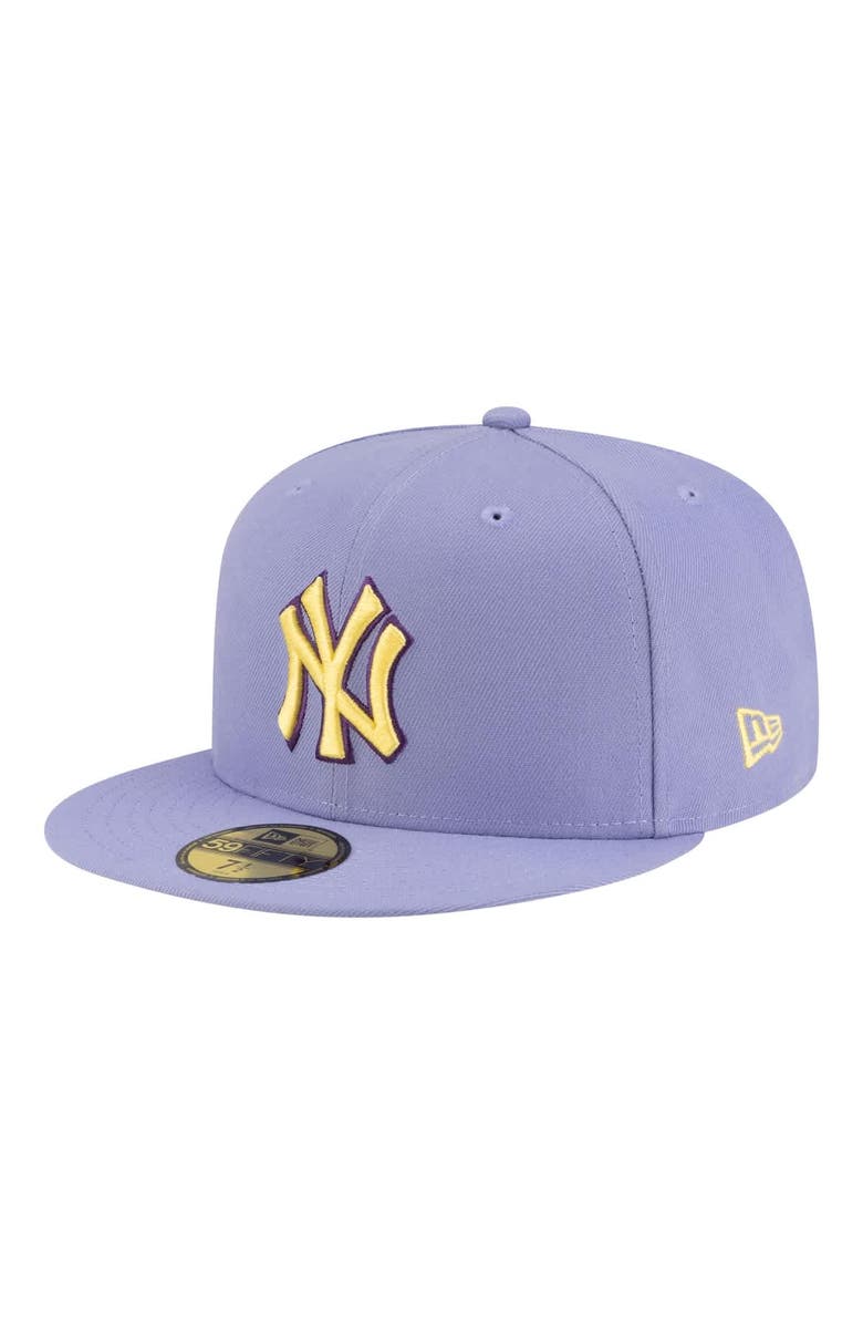 New Era Men's New Era Light Purple New York Yankees Lavender Bloom 59FIFTY Fitted Hat, Alternate, color, Light Purple