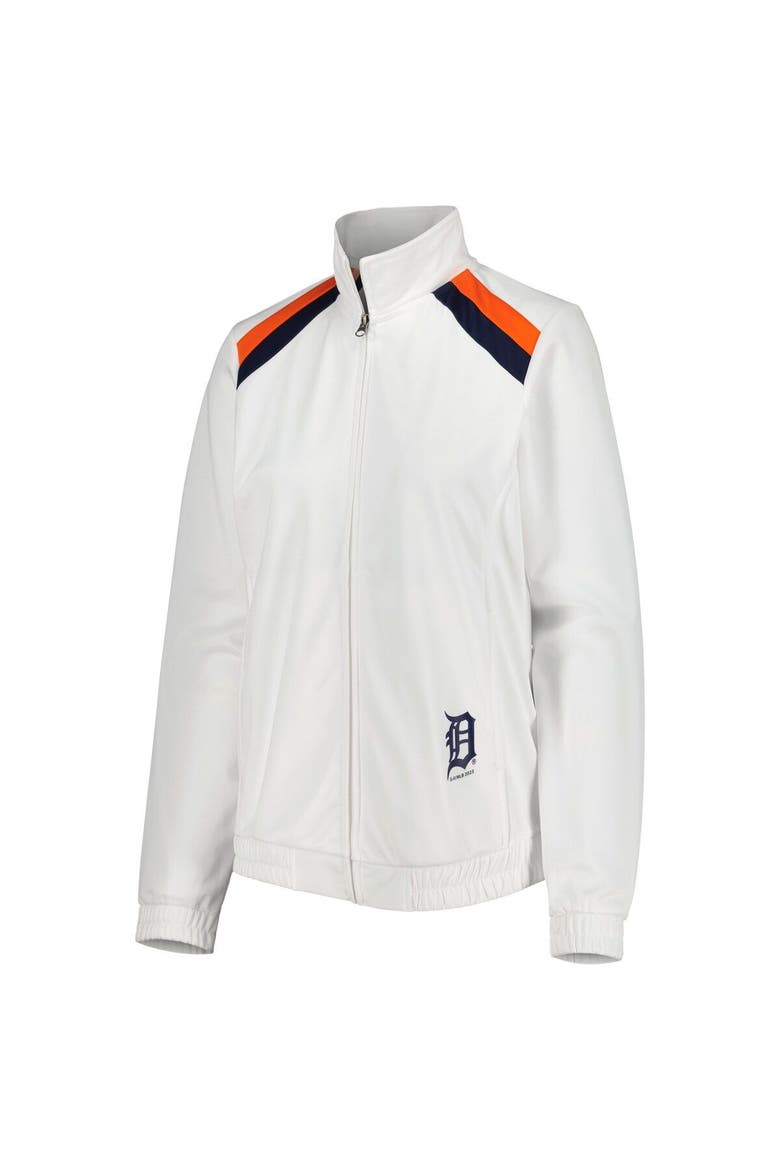 Women's G-III 4Her by Carl Banks White Detroit Tigers Red Flag Full-Zip Track Jacket, Alternate, color, White