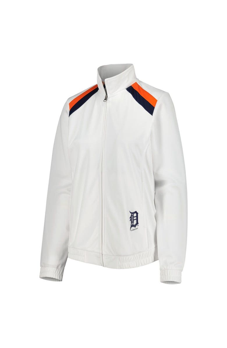 G-III 4HER BY CARL BANKS Women's G-III 4Her by Carl Banks White Detroit Tigers Red Flag Full-Zip Track Jacket, Alternate, color, White