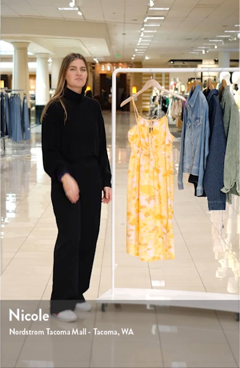 Joa Cotton Halter Dress, sales video thumbnail