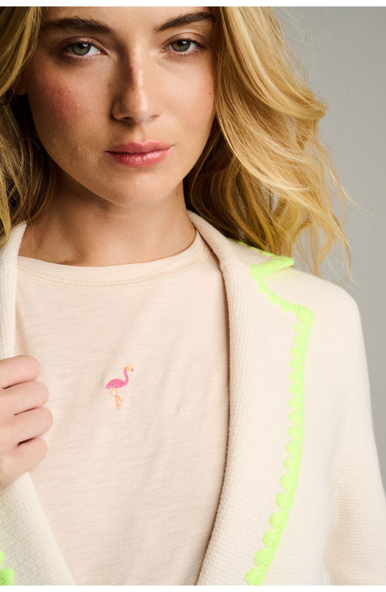 Lisa Todd Stitchy Knit Blazer, Alternate, color, Natural