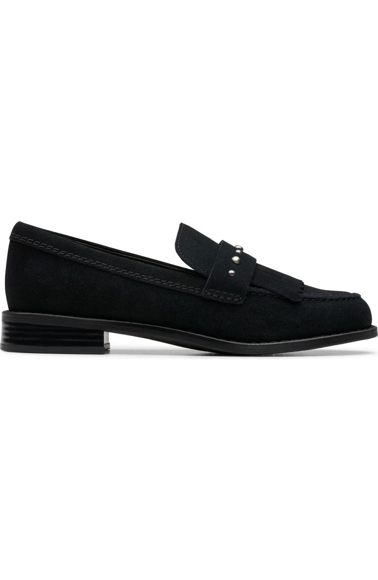 Clarks<sup>®</sup> Hana Studded Loafer, Alternate, color,