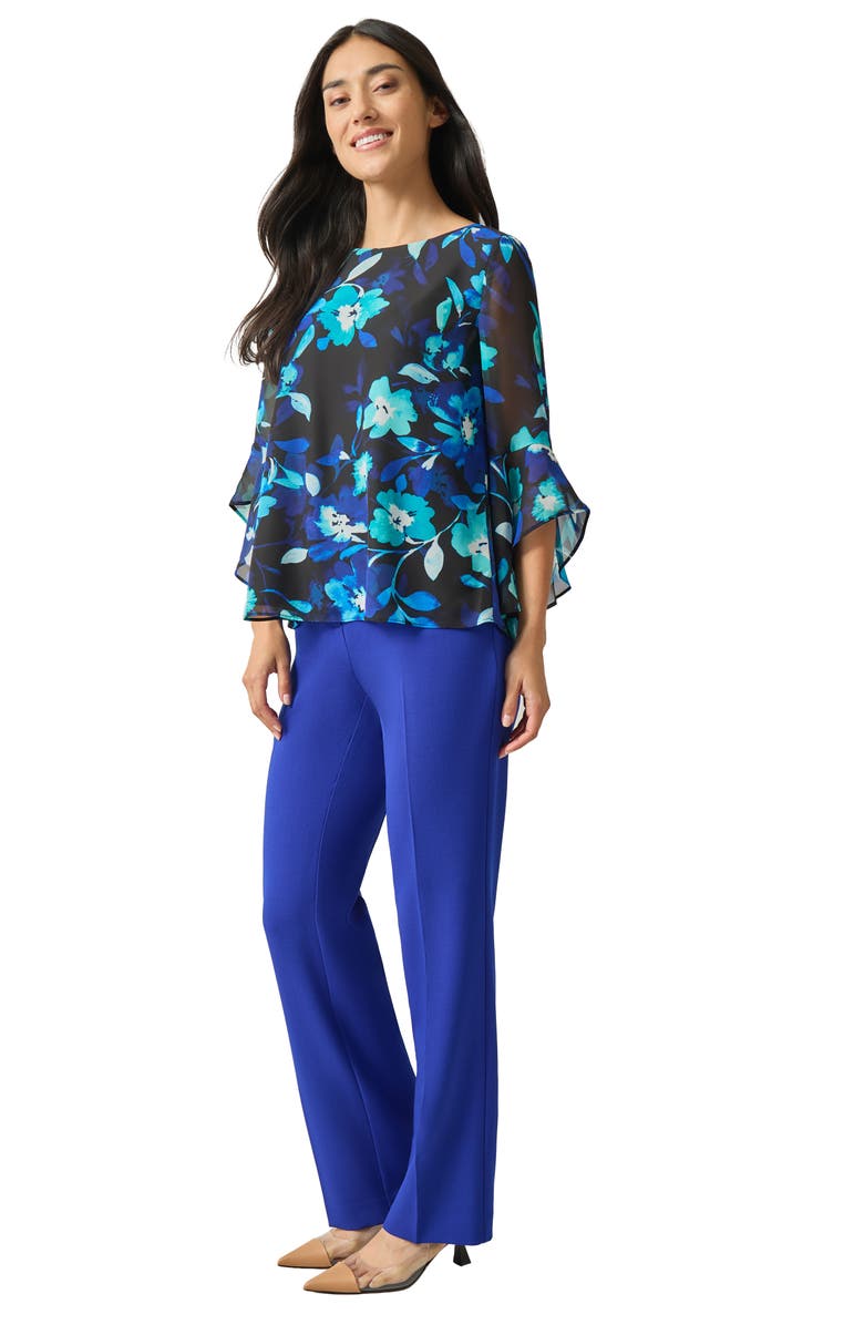 KASPER Ruffle Sleeve Top, Alternate, color, 