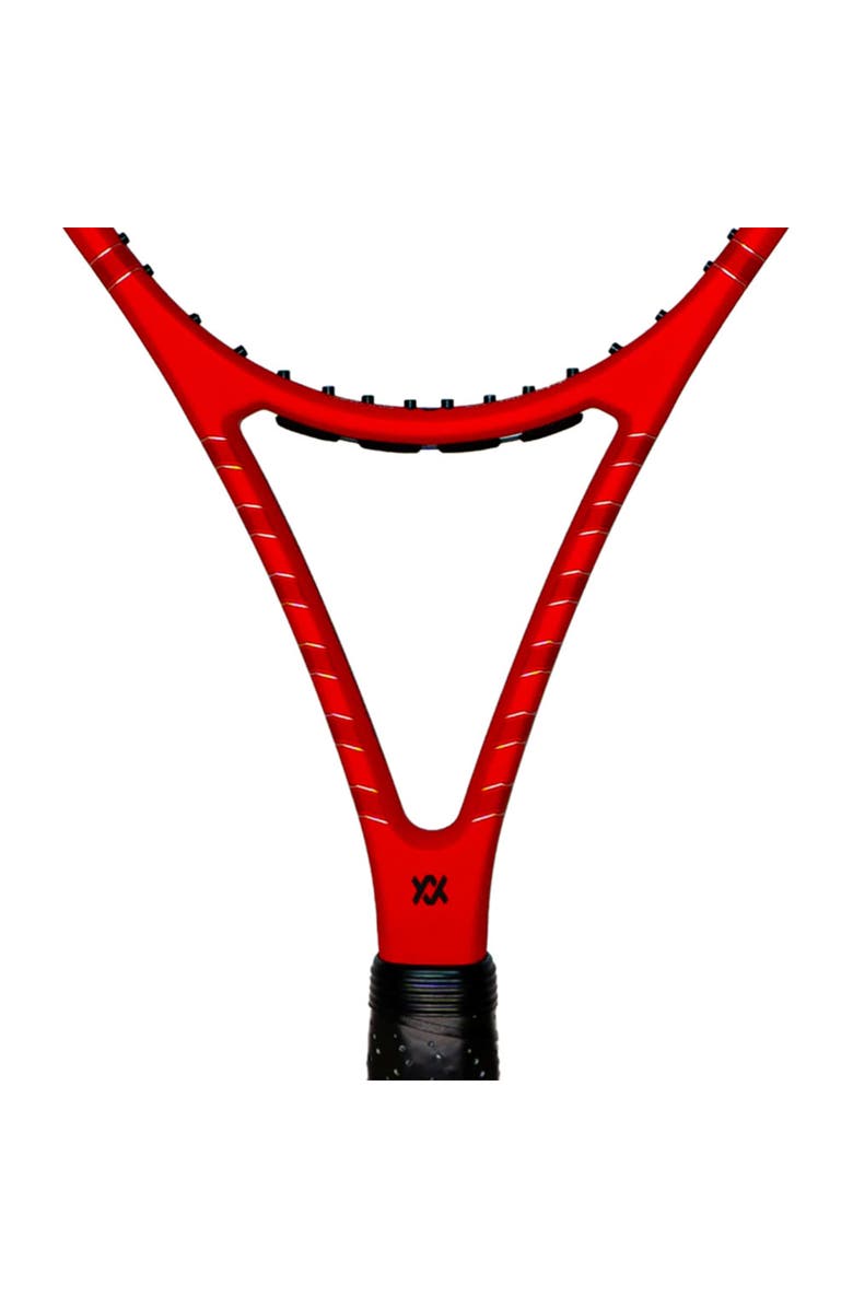 Volkl Vostra V8 300g Unstrung Tennis Racquet, Alternate, color, Red