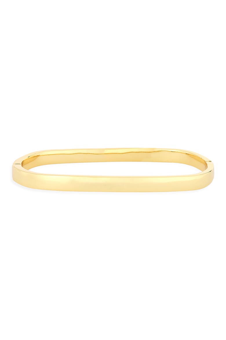Demi Fine Oval Bangle Bracelet, Main, color, GOLD