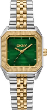 DKNY Signature Shape Tank Bracelet Watch, 27mm x 34mm