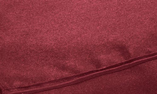 Martex Elegance Satin Sheet Set In Merlot