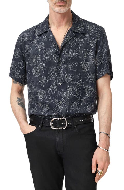 Dan Print Modal Camp Shirt