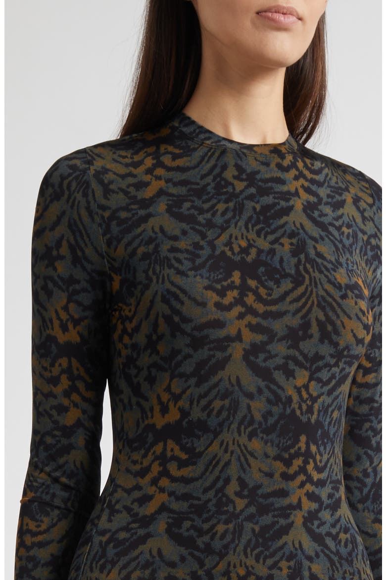 Amari Long Sleeve Knit Dress, Alternate, color, DESERT JASPER