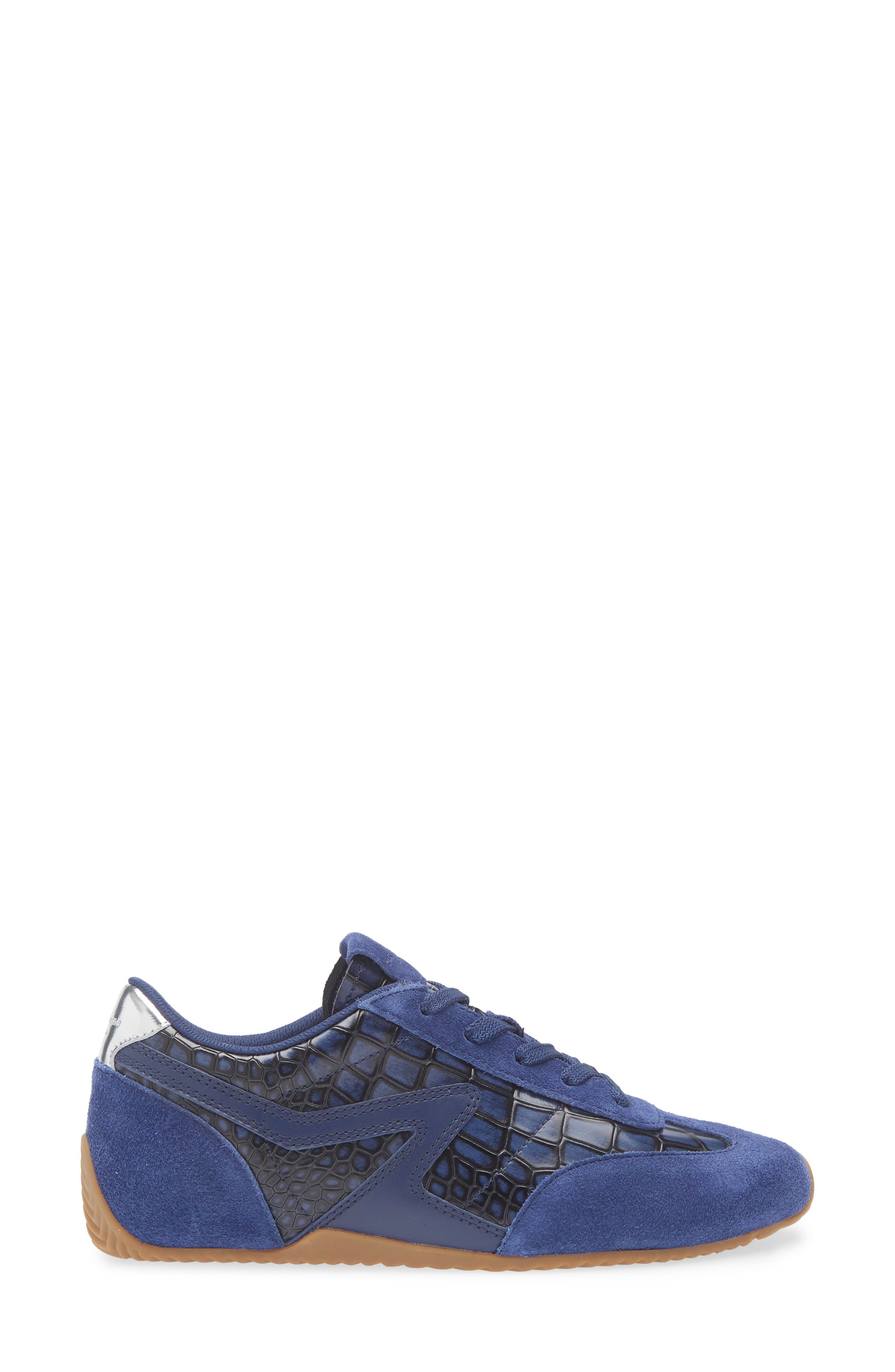 rag & bone Retro Runner Slim Ultra Sneaker, Alternate, color, Indigo Croc