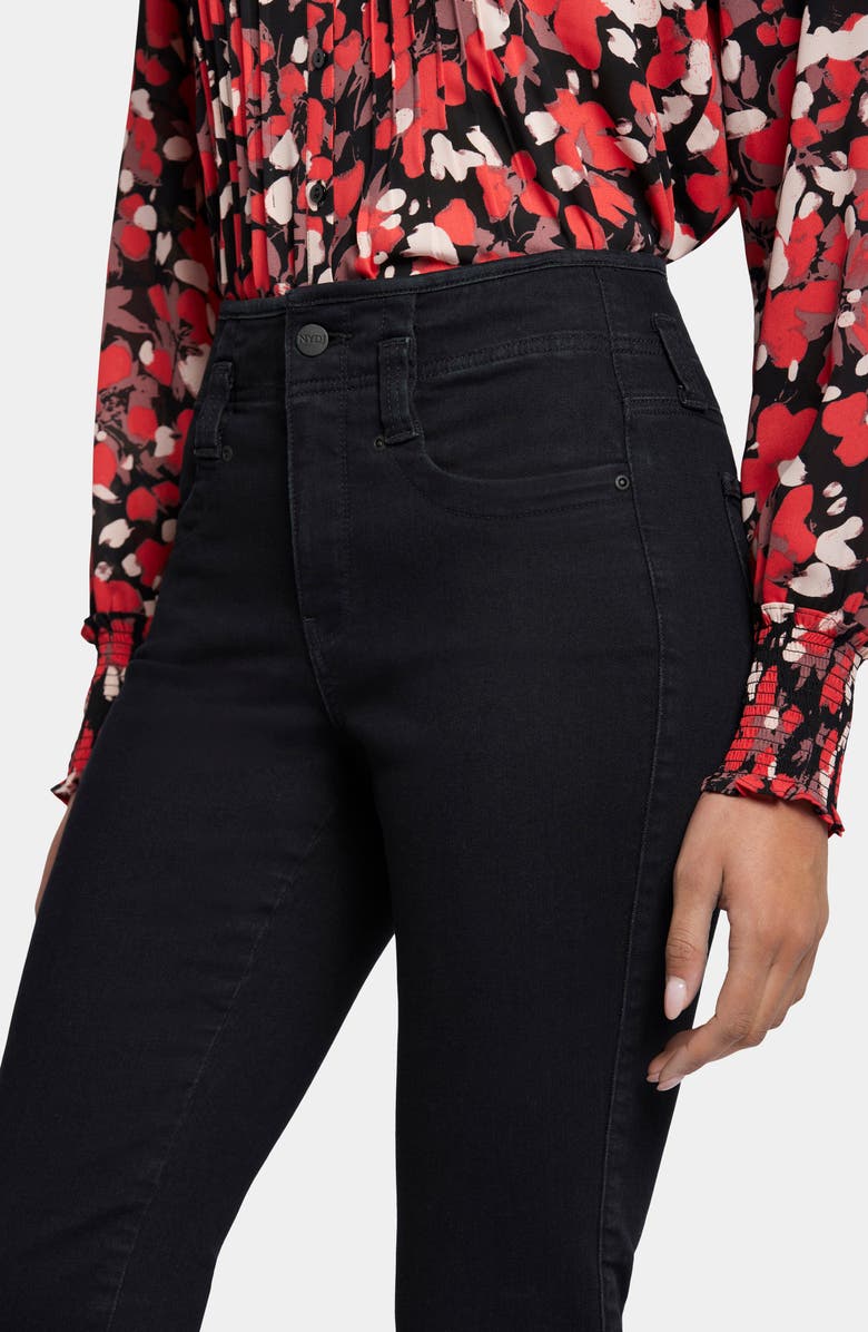 NYDJ Marilyn High Waist Fray Hem Straight Leg Jeans, Alternate, color,