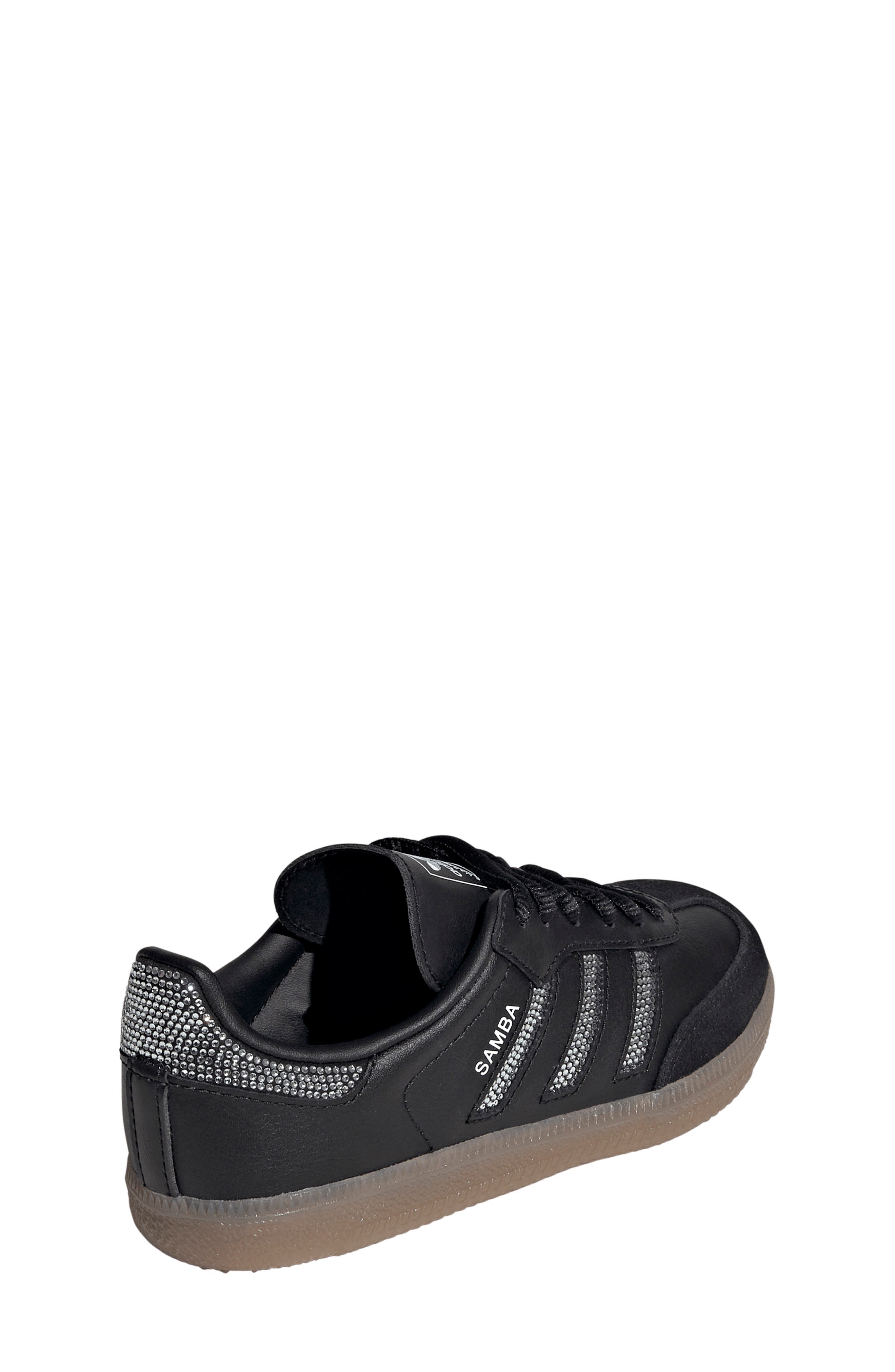 Kids' Samba OG Sneaker, Alternate, color, CORE BLACK/ SILVER