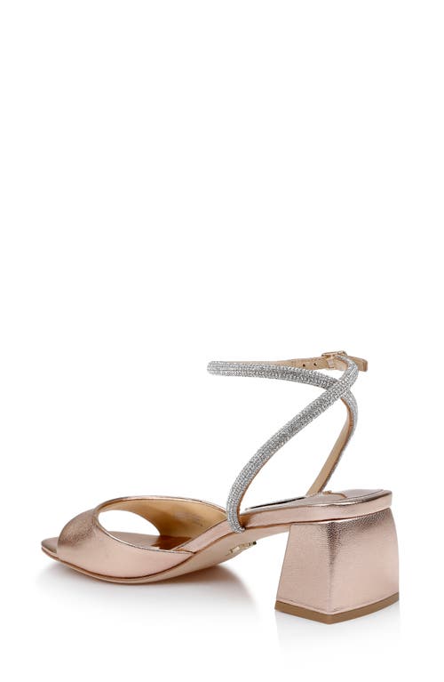 Shop Badgley Mischka Collection Infinity Ii Sandal In Champagne