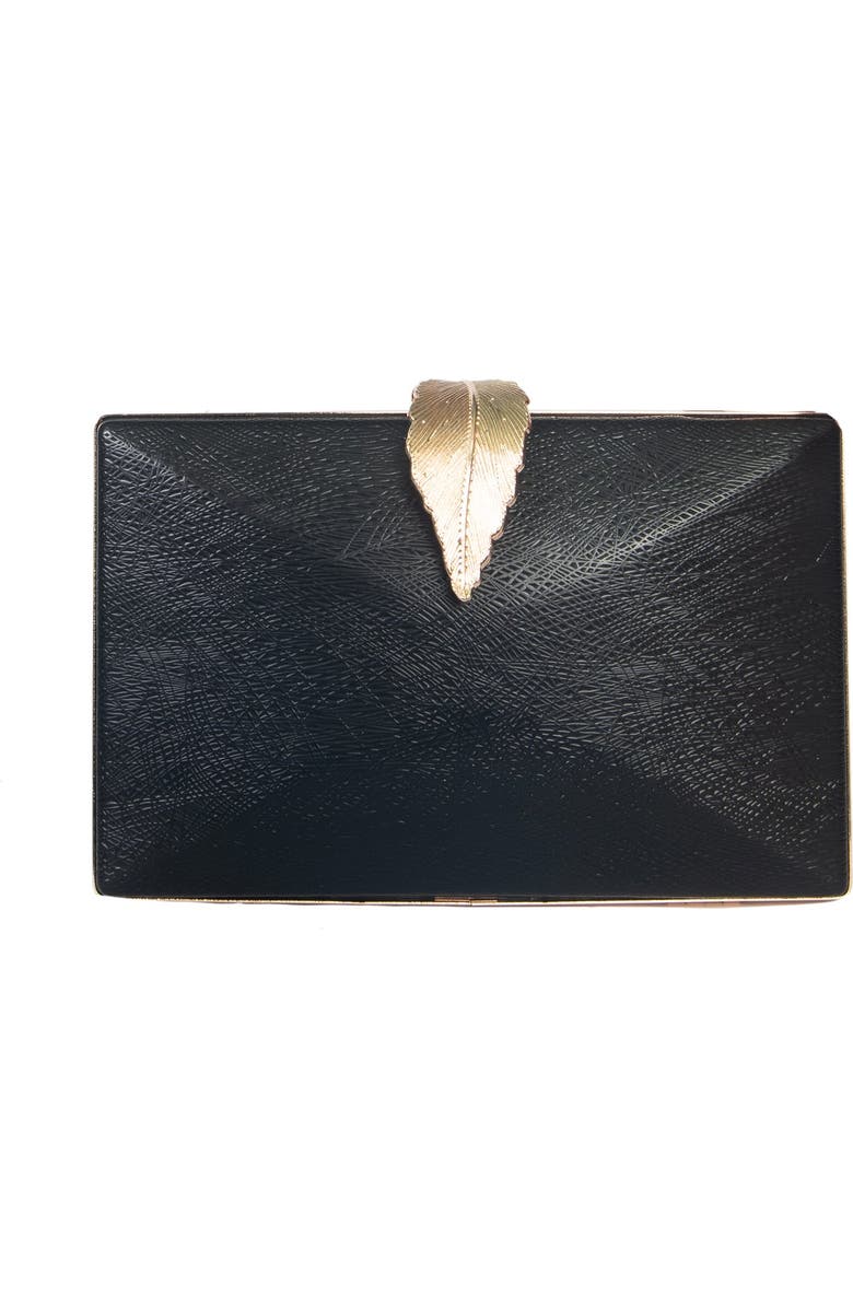 Lauren Lorraine Dori Clutch, Alternate, color, Black