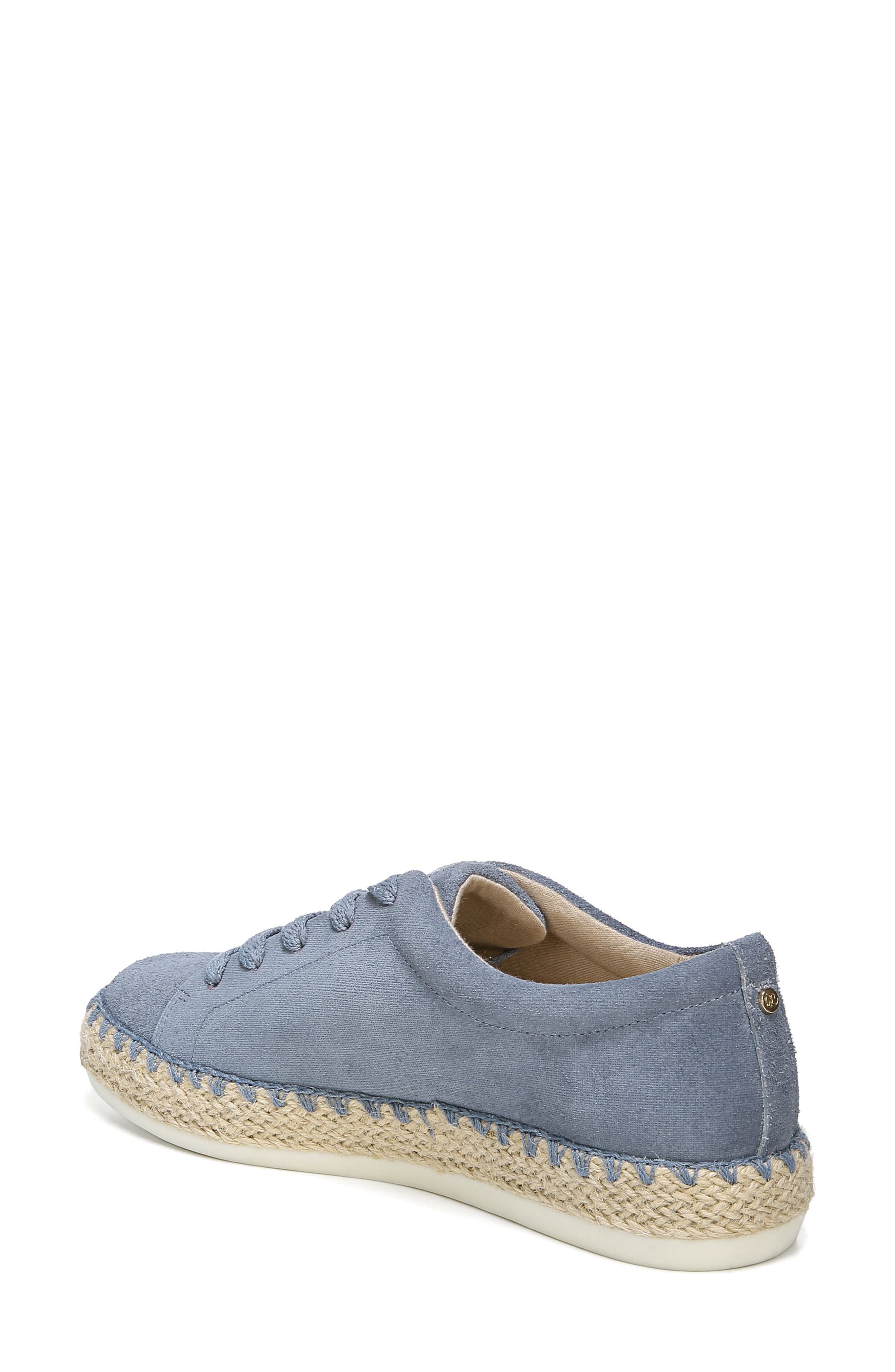Sunnie Sneaker, Alternate, color, BLUE LEATHER