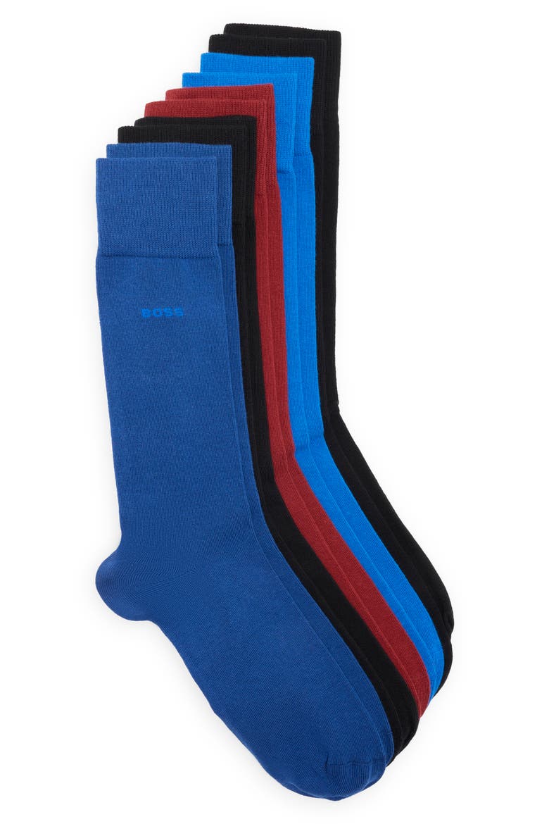 Assorted 5-Pack Crew Socks, Main, color, MULTI