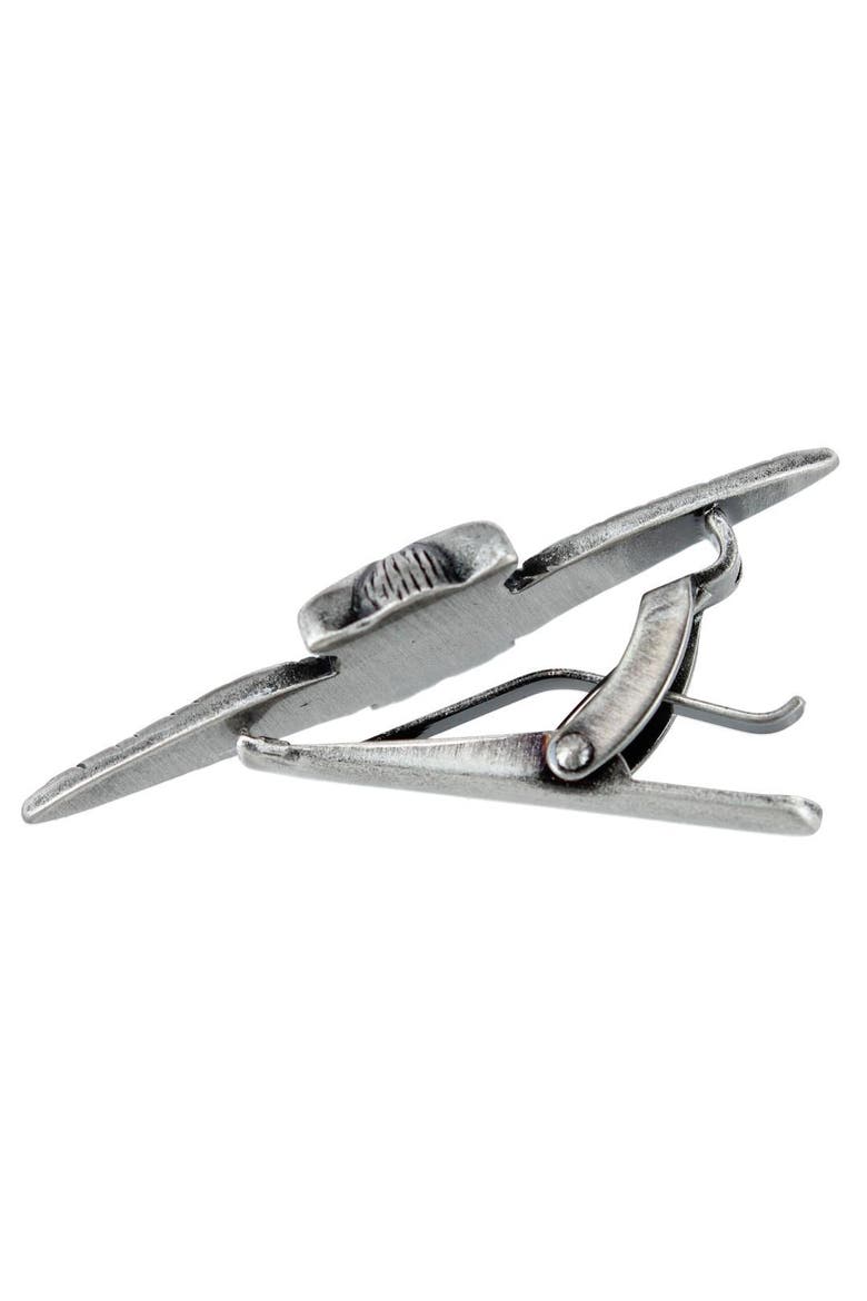 Majestic Owl Antique Silver Tie Bar, Alternate, color, Antique Silver