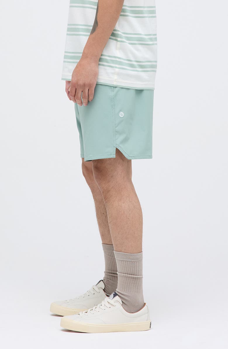 Stance Complex Hybrid Shorts, Alternate, color, Seagreen