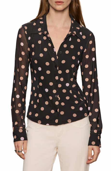 Sanctuary Mesh Button-Down Shirt