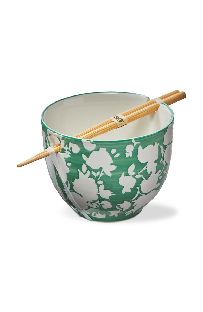 tag Eden Noodle Bowl S/2 Sage Stoneware Everyday, Main, color, Green
