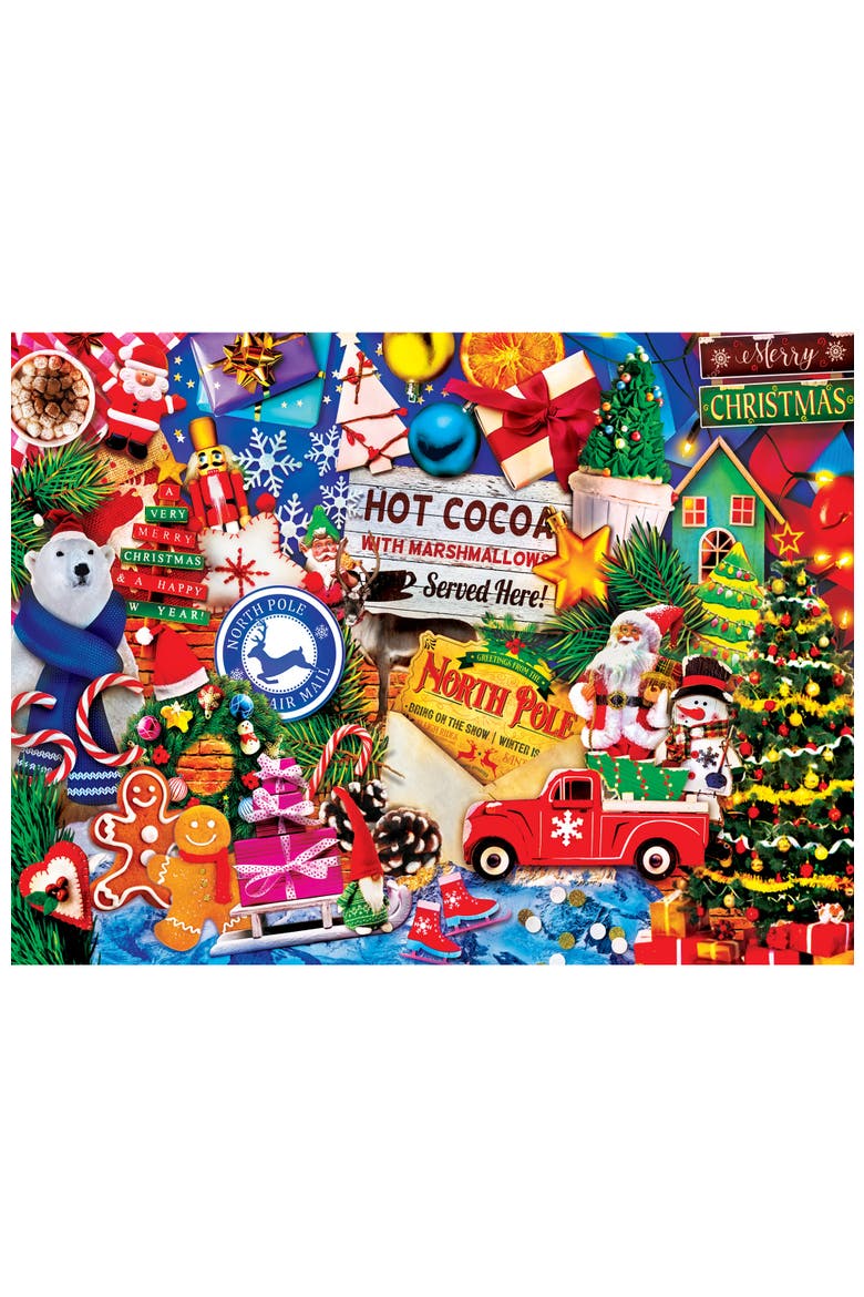 Greetings from North Pole 300pc Puzzle, Alternate, color, Multicolor