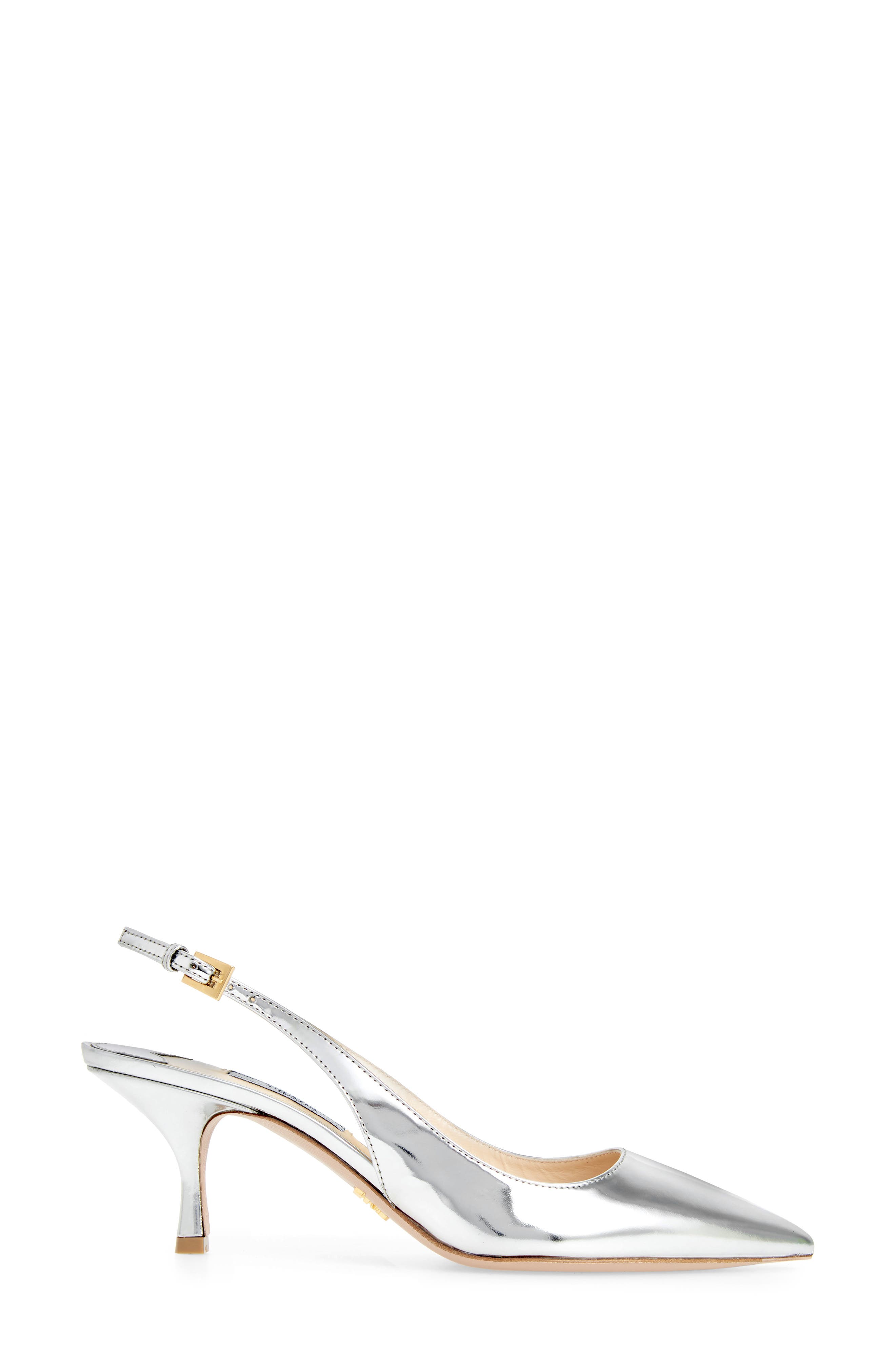 Prada Pointy Toe Slingback Sandal, Alternate, color, 