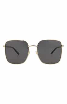 Gucci 57mm Square Sunglasses