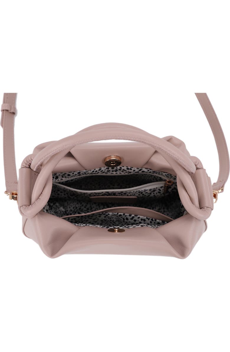 Mali + Lili Mini Tilly Vegan Leather Top Handle Bag, Alternate, color, Camel