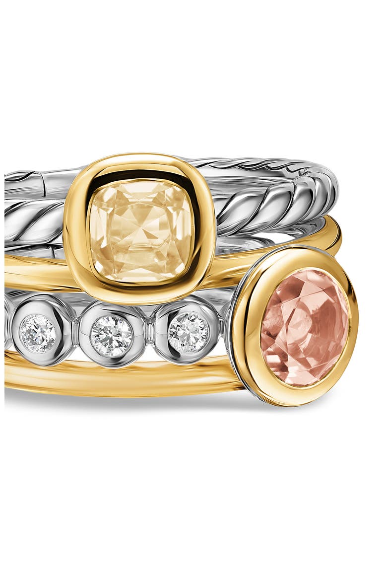 DY Mercer® Color Stone Multirow Ring, Alternate, color, CHAMPAGNE CITRINE