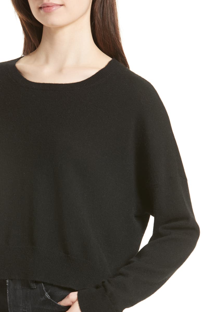 Vince Crop Cashmere Sweater, Alternate, color, 