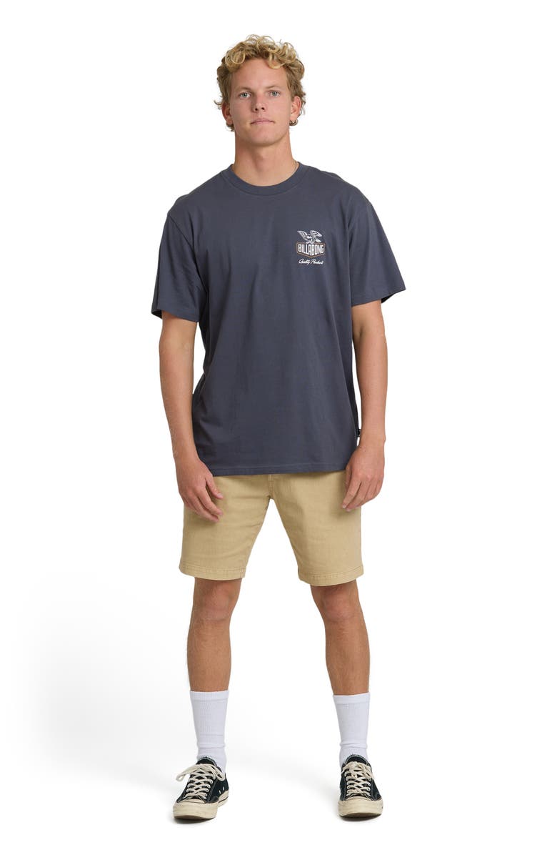 Billabong Roadie Premium Cotton Graphic T-Shirt, Alternate, color, Graystone