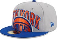 New Era Men's New Era Gray/Blue New York Knicks Tip-Off Two-Tone 59FIFTY Fitted Hat
