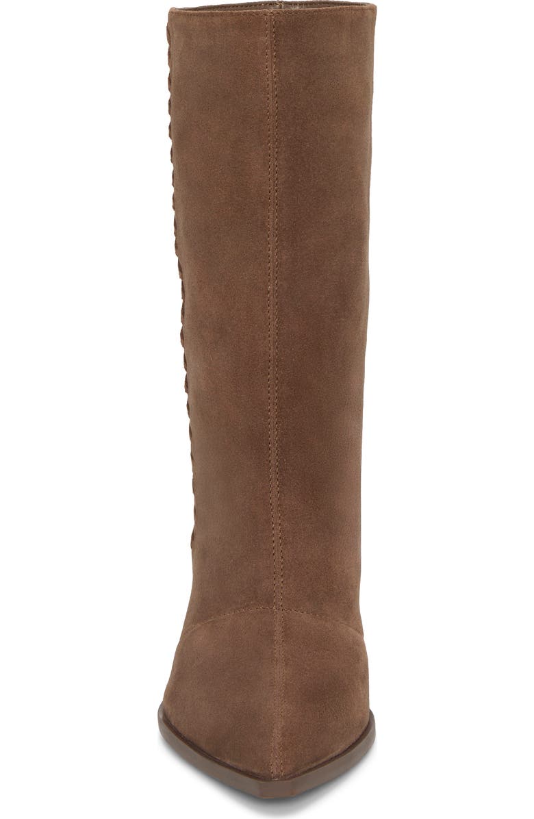 Vince Camuto Lorrys Whipstitch Block Heel Boot, Alternate, color, Toasted Taupe