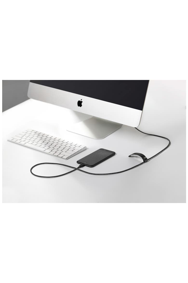 BELT Lightning to USB Charging Cable, Alternate, color, COSMOS BLACK