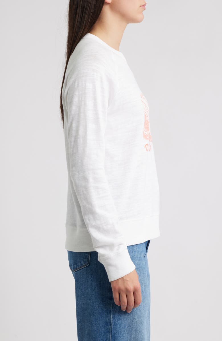 Faherty Venice Sunwashed Slub Organic Cotton Graphic T-Shirt, Alternate, color, White