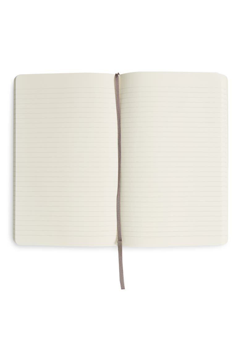 Classic Large Ruled Soft Cover Notebook, Alternate, color, BLACK
