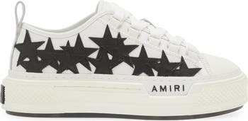 スニーカー AMIRI AWFOSR1118 Sneakers Stars Court low woman's WOMEN- WOMEN'S STARS COURT LOW - WHITE/BLACK – AMIRI